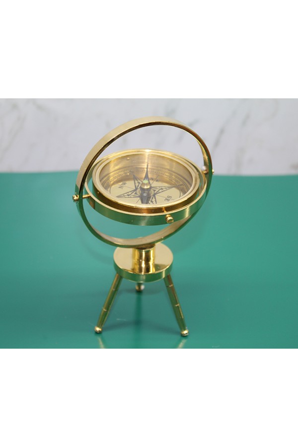 Pirinç Masa Üstü Pusula