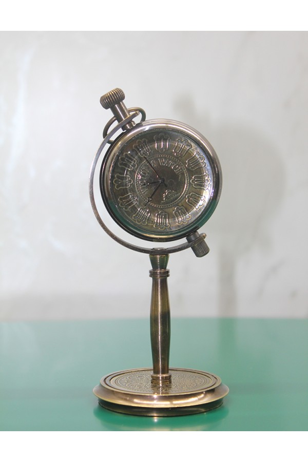 Pirinç Masa Üstü Saat