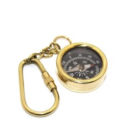 Pirinç Pusula Anahtarlık Pirinç Pusula Anahtarlık