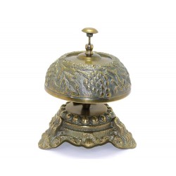 Pirinç Resepsiyon Zili Dekoratif Hediyelik