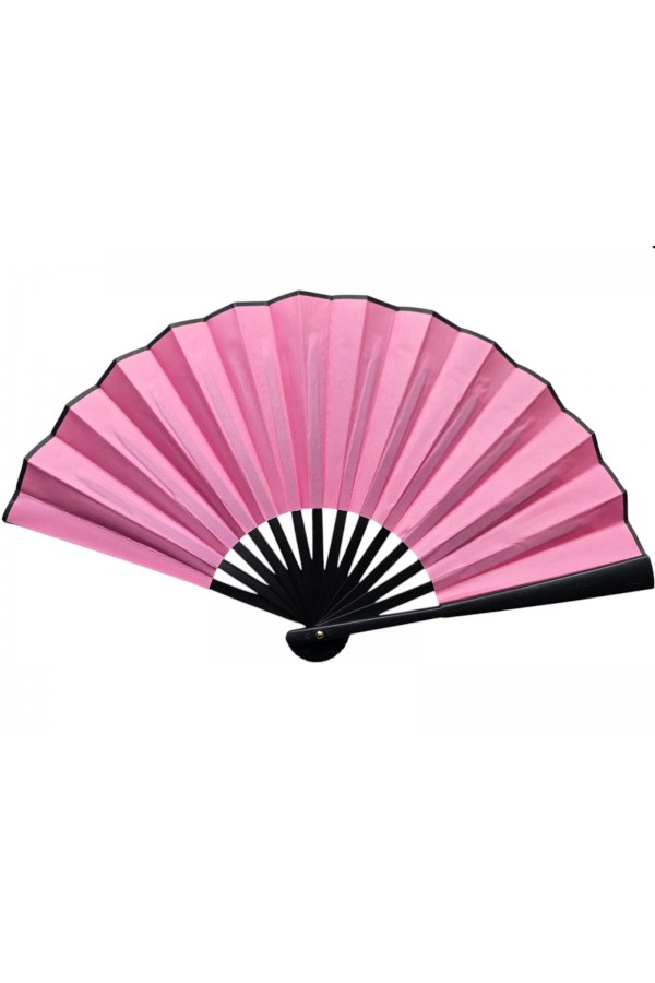 Plastik Kumaş Yelpaze 12'li Pembe