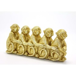 Polyester 5 Maymun Biblo Dekoratif Hediyelik Polyester 5 Maymun Biblo Dekoratif Hediyelik