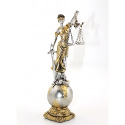 Polyester Adalet Figürü