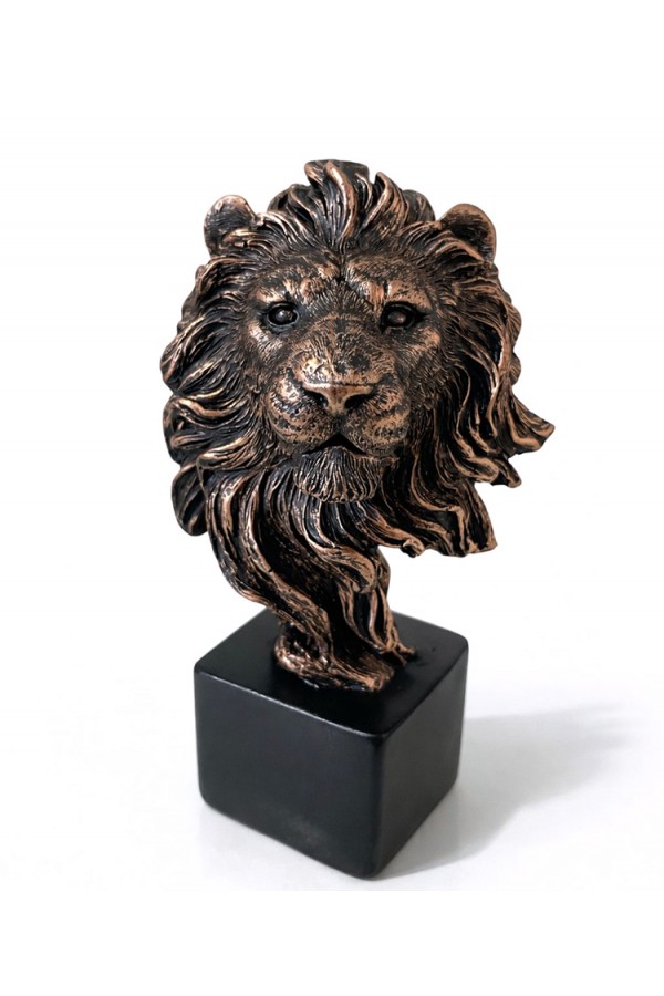 Polyester Aslan Büstü