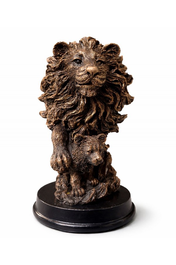 Polyester Aslan Büstü