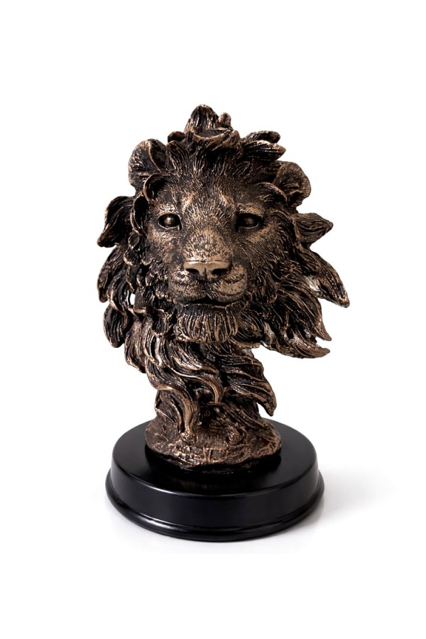 Polyester Aslan Büstü