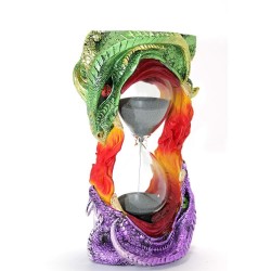 Polyester Dragon Tasarımlı Kumsaati Dekoratif Hediyelik Polyester Dragon Tasarımlı Kumsaati Dekoratif Hediyelik