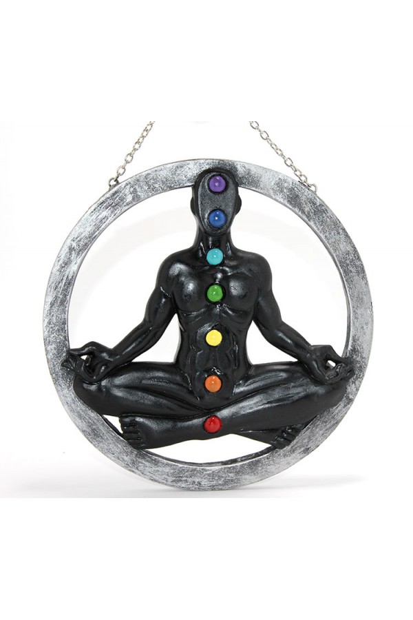 Polyester Duvara Asmalı 7 Chakra Pano