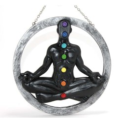 Polyester Duvara Asmalı 7 Chakra Pano Dekoratif Hediyelik Polyester Duvara Asmalı 7 Chakra Pano Dekoratif Hediyelik