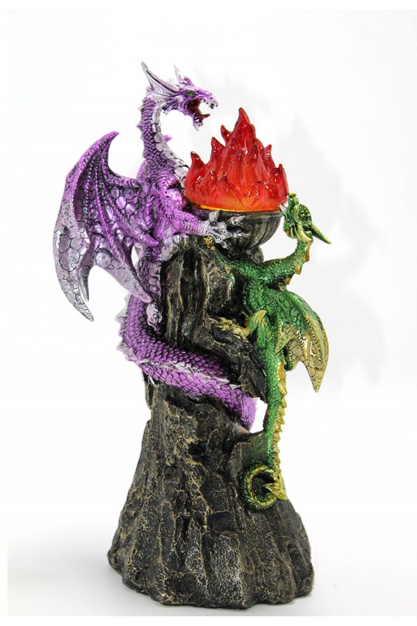 Polyester Ledli Dragon Figürü