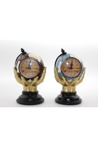 Polyester Saatli Dünya Küre