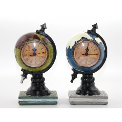 Polyester Saatli Dünya Küre