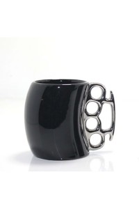 Porselen Beş Parmak Tasarımlı Kupa Bardak