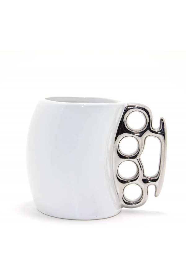 Porselen Muşta Tasarımlı Kupa Bardak