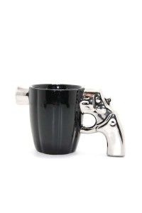 Porselen Silahlı Kupa Bardak Alk1189 Dekoratif Hediyelik