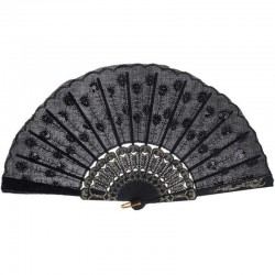 Pullu Yelpaze Siyah 12 Adet Pullu Yelpaze Siyah 12 Adet