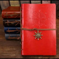 Pusula Kabartmalı Deri Hatıra Defteri