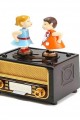 Radyo Müzikli Müzik Kutusu Kurmalı Dekoratif Hediyelik