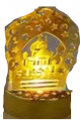 Ayaklı Led Işık Gold Renk Gün Işığı MZ6200-234