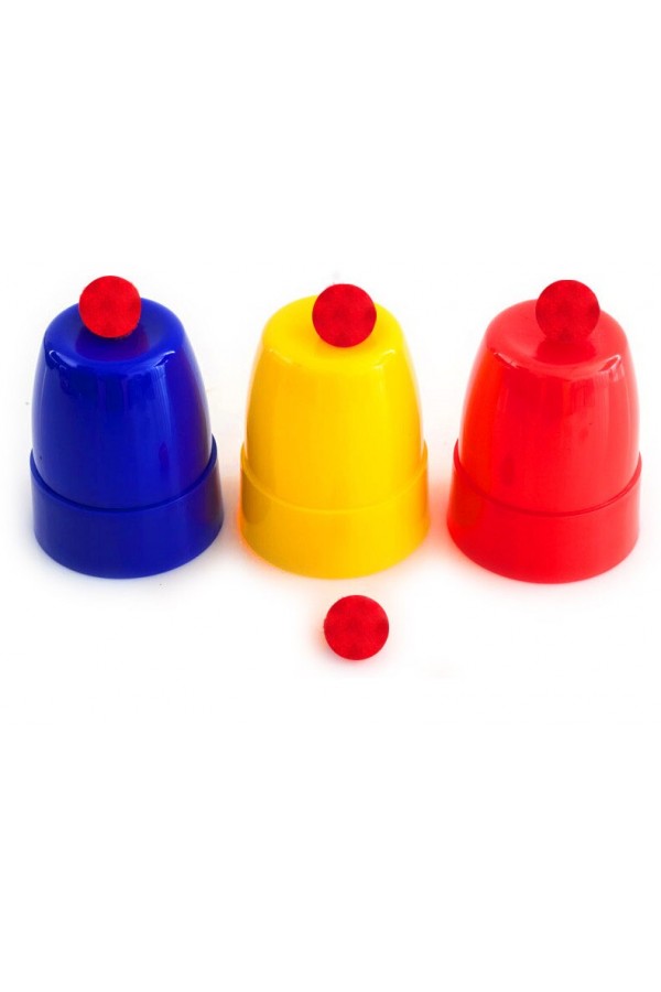 Renkli Kupalar ve Toplar Sihirbazlık Seti - Başlangıç Seviyesi Sihir Malzemesi