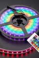 Rgb Şerit 5 Metre 16 Renkli Kumandalı Adaptörlü Çift Taraflı Bant Rgb Şerit 5 Metre 16 Renkli Kumandalı Adaptörlü Çift Taraflı Bant