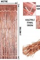 Rose Gold Püsküllü Kapı Perdesi - Parti, Bekarlığa Veda, Doğum Günü 1x2 m Rose Gold Püsküllü Kapı Perdesi - Parti, Bekarlığa Veda, Doğum Günü 1x2 m