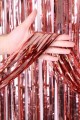 Rose Gold Püsküllü Kapı Perdesi - Parti, Bekarlığa Veda, Doğum Günü 1x2 m Rose Gold Püsküllü Kapı Perdesi - Parti, Bekarlığa Veda, Doğum Günü 1x2 m