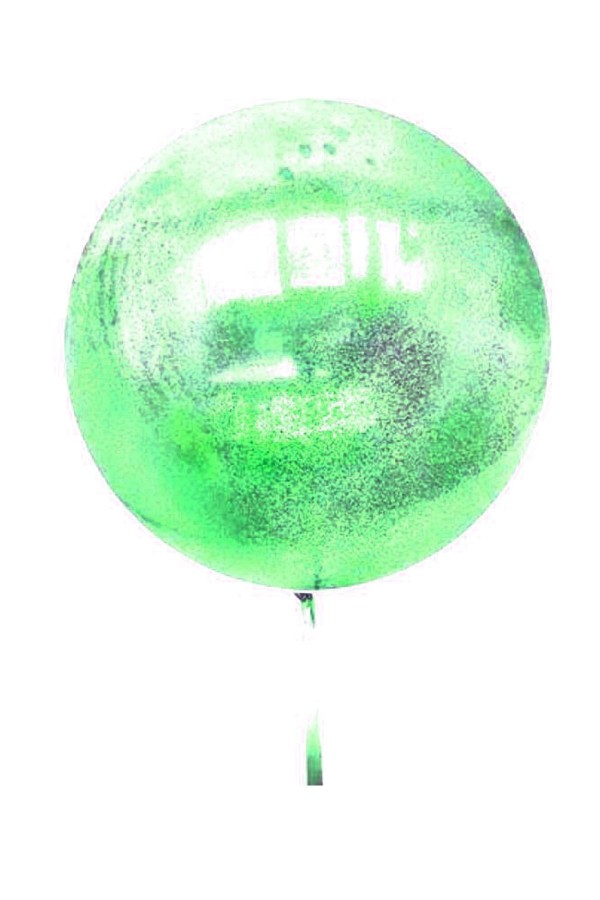 Parti Malzemeleri Rose Gold Renk Simli Yuvarlak Şeffaf Balon 24 İnç