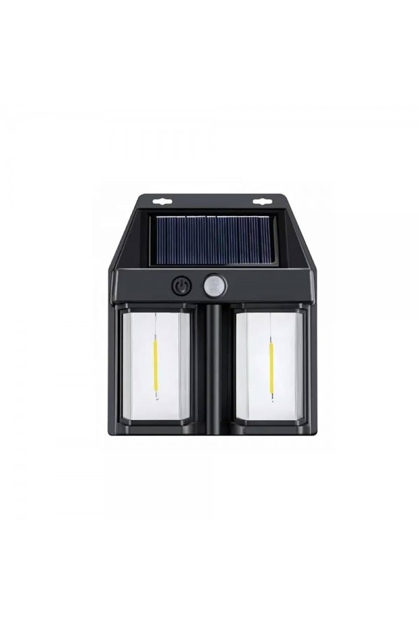 Ampul İkili Solar Duvar Aplik Güneş Enerjili Hareket Sensörlü