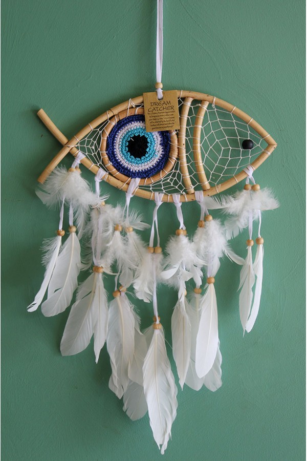 Rüya Kapanı Düş Kapanı Dream Catcher Balık Tasarımı