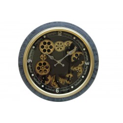 Saat Çarklı Duvar Saati Dekoratif Ev Ofis Hediyelik