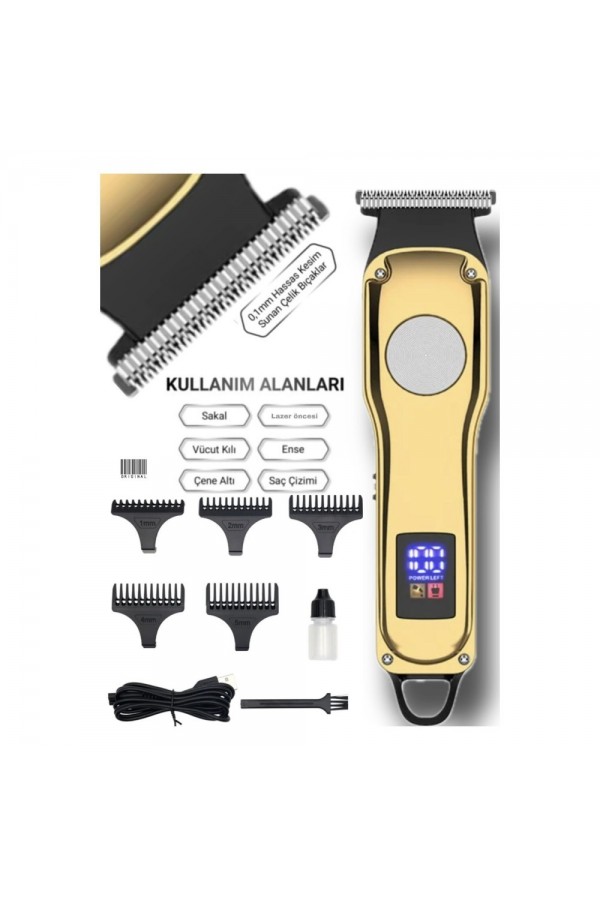 Sakal Ense Epilasyon Öncesi Dijital Göstergeli Tıraş Makinesi