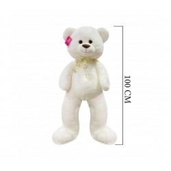 Salaş Ayı 100 Cm Ekru Pelüş Ayı Sevgiliye Hediye Salaş Ayı 100 Cm Ekru Pelüş Ayı Sevgiliye Hediye
