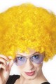 Parti Aksesuar Sarı Renk Kıvırcık Afro Bonus Peruk