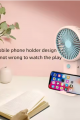 Şarjlı Masa Ve El Fanı Taşınabilir Şarjlı Edilebilir Mini Fan