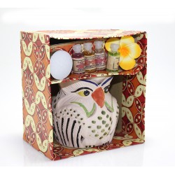 Seramik Figürlü Buhurdanlık Seti