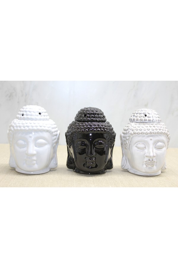 Seramik Buda Büstü Buhurdanlık