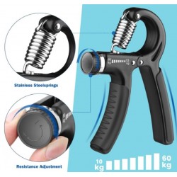 Sertlik Ayarlı El Yayı Ayarlanabilir Bilek Kas Güçlendirme Aleti 10-60 Kg