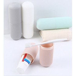 Seyahat Tipi Diş Macunu ve Fırçası Kabı 4 Renk Seyahat Tipi Diş Macunu ve Fırçası Kabı 4 Renk