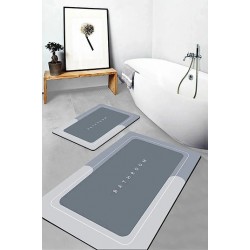 Sihirli Su Emici Banyo Paspası Kaymaz Tabanlı Kare 3,5 Mm 40x60 Sihirli Su Emici Banyo Paspası Kaymaz Tabanlı Kare 3,5 Mm 40x60