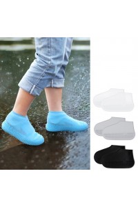 Silikon Ayakkabı Kılıfı Kaymaz Su Kir Geçirmez   L Beden Siyah