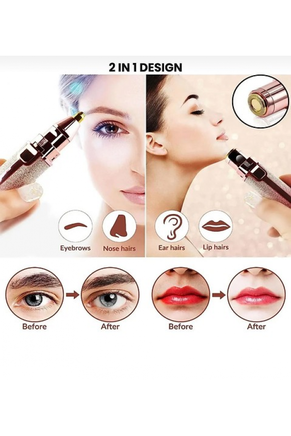 Simli Yüz Kaş Epilatör Kıl Kaş Bıyık Tüy Alma Aleti