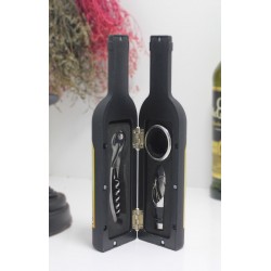 Şişe Tirbuşon Seti Küçük Siyah Şişe Tirbuşon Seti Küçük Siyah