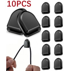 Siyah Çok Amaçlı Yapışkanlı Kanca 10 lu Siyah Çok Amaçlı Yapışkanlı Kanca 10 lu