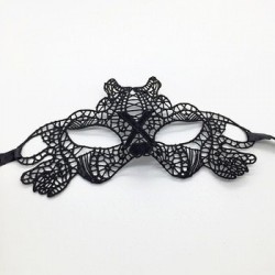 Siyah Renk Dantel Kesim Dantel İşlemeli Balo Parti Maskesi 11 No Siyah Renk Dantel Kesim Dantel İşlemeli Balo Parti Maskesi 11 No