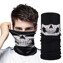 Siyah Renk Dikişsiz Çok Fonksiyonlu Çene Kafatası Yüz Maskesi Baf Buff Bandana Boyunluk Bileklik Siyah Renk Dikişsiz Çok Fonksiyonlu Çene Kafatası Yüz Maskesi Baf Buff Bandana Boyunluk Bileklik
