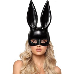 Siyah Renk Ekstra Lüks Uzun Kulaklı Tavşan Maskesi 35x16 cm Siyah Renk Ekstra Lüks Uzun Kulaklı Tavşan Maskesi 35x16 cm