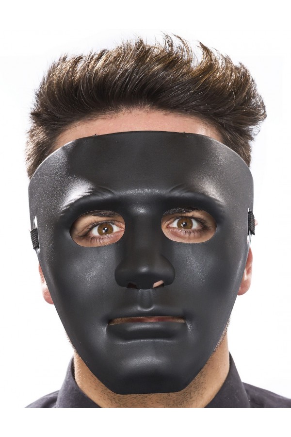 Siyah Renk Dans Maskesi 18x19 cm