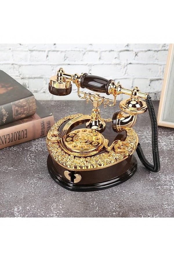 Siyah Telefon Müzik Kutusu Mücevherlik Takı Kutusu N-44BW10