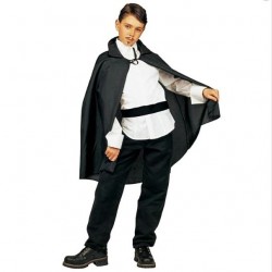 Parti Aksesuar Siyah Yakalı Pelerin Çocuk Boy 90 cm Parti Aksesuar Siyah Yakalı Pelerin Çocuk Boy 90 cm
